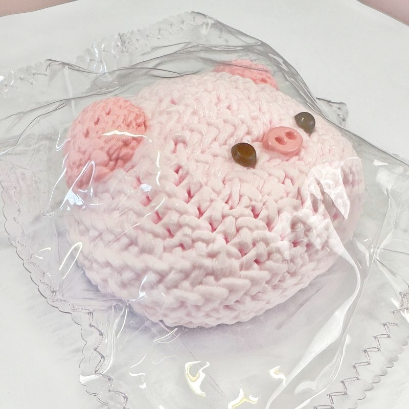 [Only One Left!] Taba Squishy: Knitted Piggy