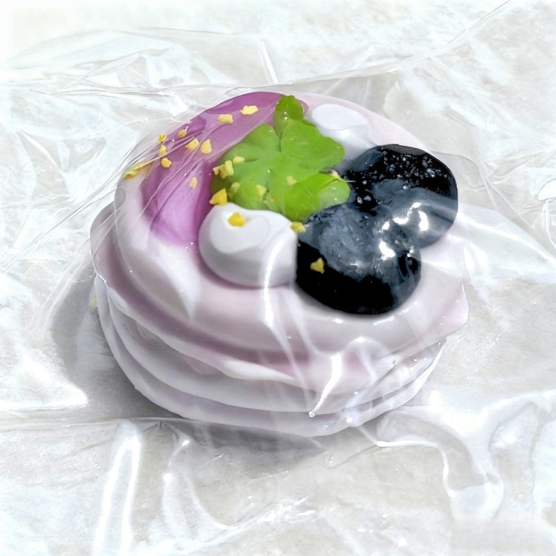 [Only One Left!] Taba Squishy: Purple Fruit Glazed Soufflé