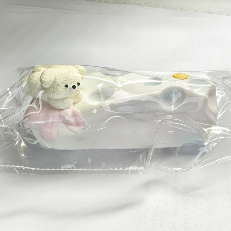 [Only One Left!] Taba Squishy: Cheese with a little bear on top
