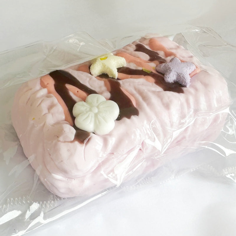 [Only One Left!] Taba Squishy: Pink Milk Brick
