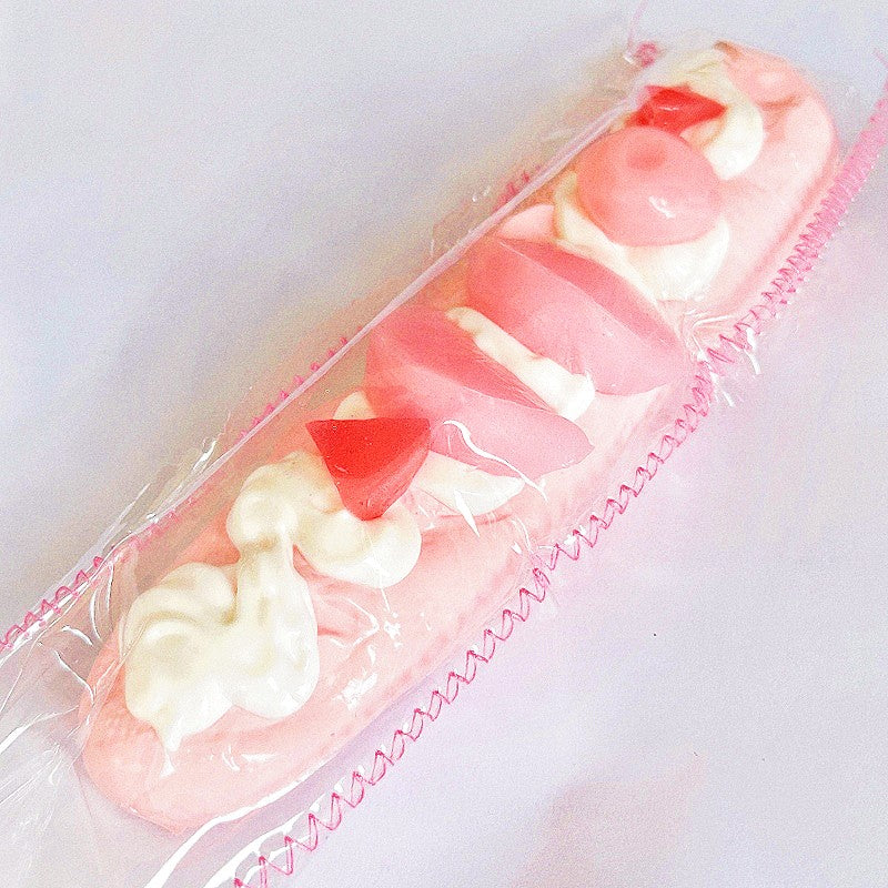 [Only One Left!] Taba Squishy: Pink Peach Baguette