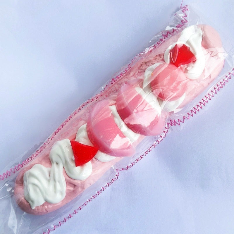 [Only One Left!] Taba Squishy: Pink Peach Baguette