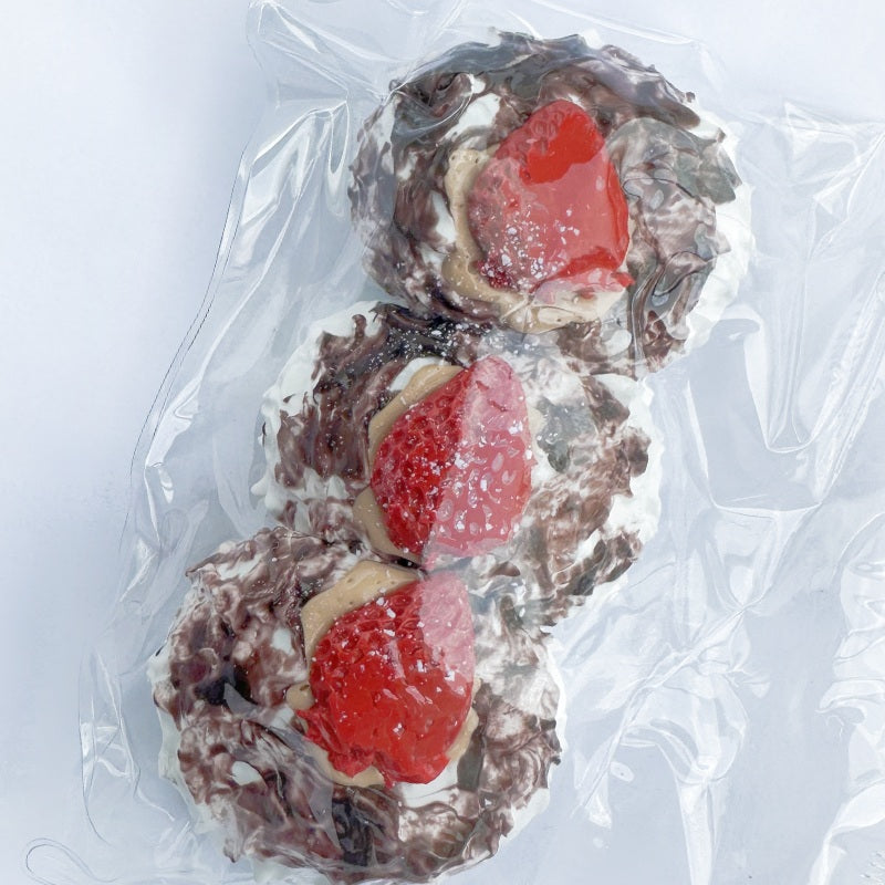 [Only One Left!] Taba Squishy: Chocolate Drizzle Triple Cream Balls