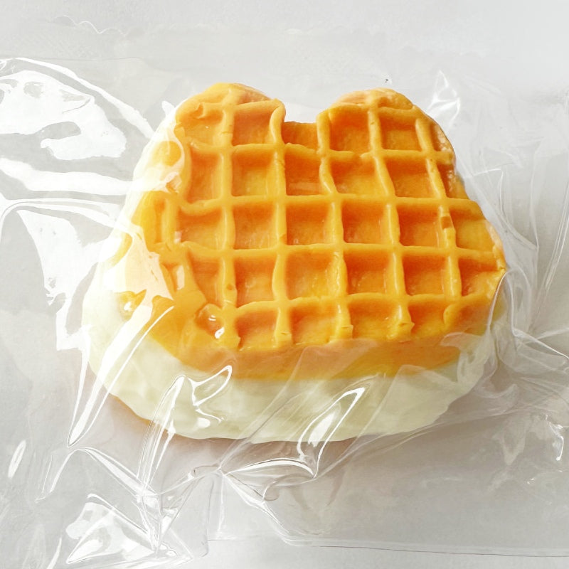 [Only One Left!] Taba Squishy: Rabbit-Shaped Waffle