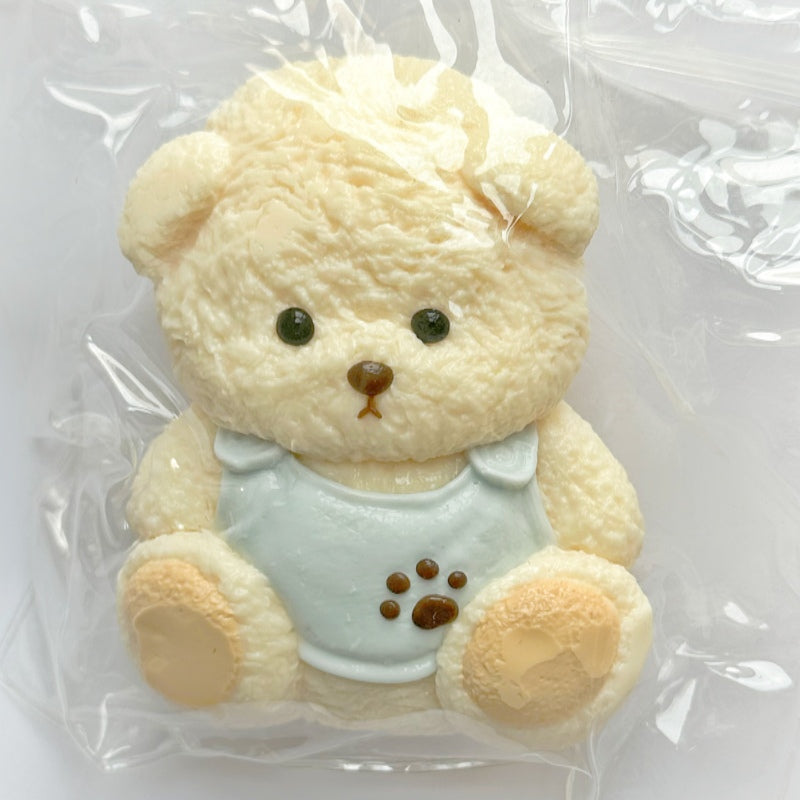 [Only One Left!] Taba Squishy: Cute little bear with blue bib