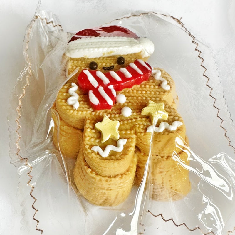[Only One Left!] Taba Squishy: Knitted gingerbread man
