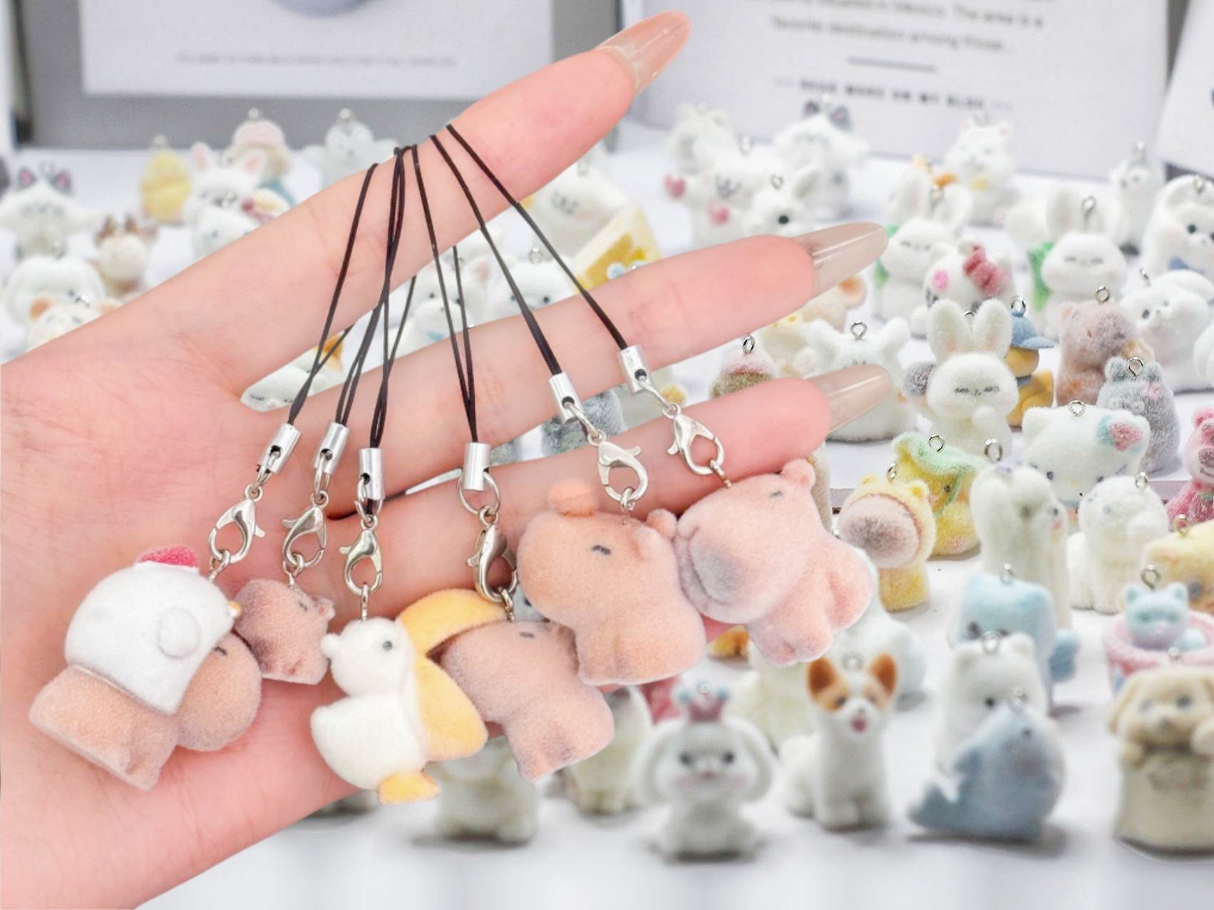 Mystery Bags - Mini Flocked Charms