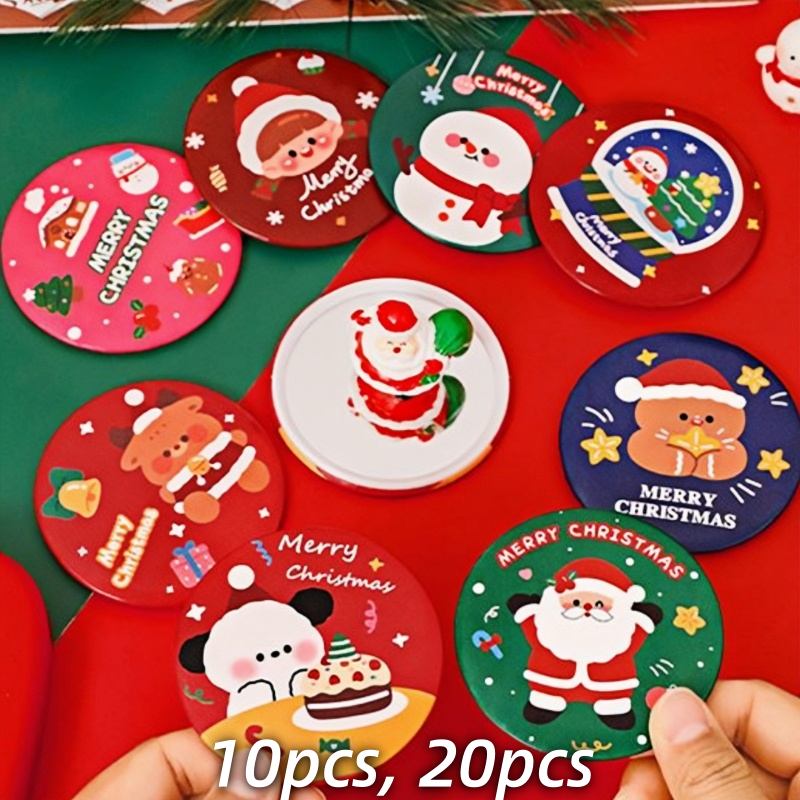 Christmas Theme Cartoon Round Mirror Wholesale