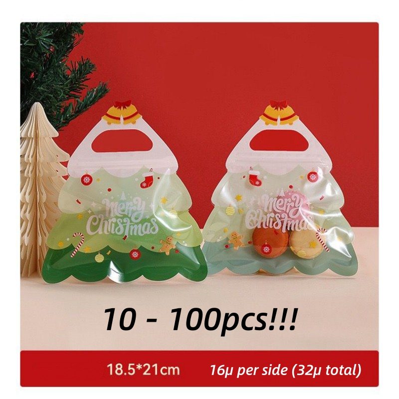 Christmas tree-shaped gift bag wholesale